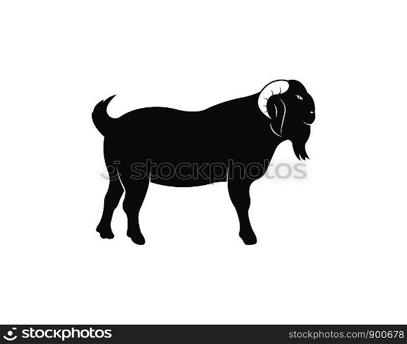 Goat Logo Template vector illustrtion design