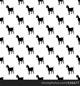 Goat pattern seamless black for any design. Goat pattern seamless