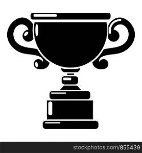 Goblet icon. Simple illustration of goblet vector icon for web. Goblet icon, simple black style