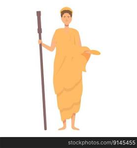 God myth icon cartoon vector. Greek athena. Hermes minerva. God myth icon cartoon vector. Greek athena