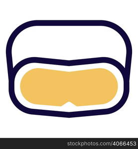 Goggles for the water sports and swimming practice