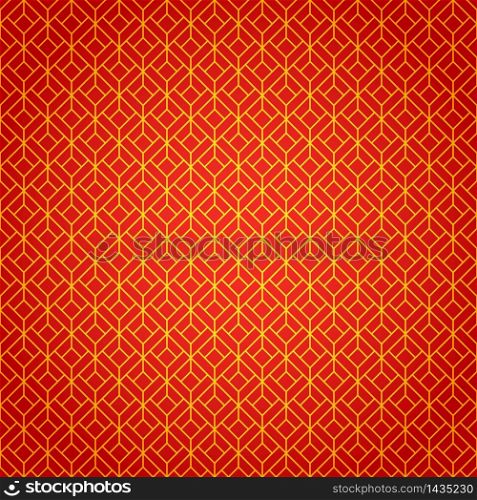 Gold and red geometric national chinese seamless pattern. Wrapping paper. Scrapbook paper. Chinese new year 2016. Beautiful vector illustration. Background. Stylish graphic texture.. Gold and red geometric national chinese seamless pattern. Wrapping paper. Scrapbook paper. Chinese new year 2016. Beautiful vector illustration. Line background. Stylish graphic texture.