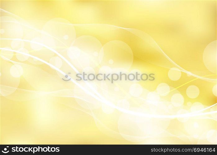 Gold background and texture with bokeh curve lines light. elegant, shiny, luxury, Golden gradient mesh. Vector illustration