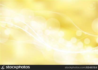 Gold background and texture with bokeh curve lines light. elegant, shiny, luxury, Golden gradient mesh. Vector illustration