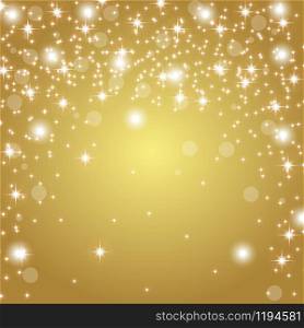 gold background with glitter, Vector illustration design. gold background with glitter