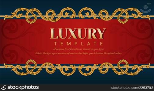 Gold borders text frames, Vintage Ornate Frame for invitations and greeting cards, Elegant vector, hand drawn style.