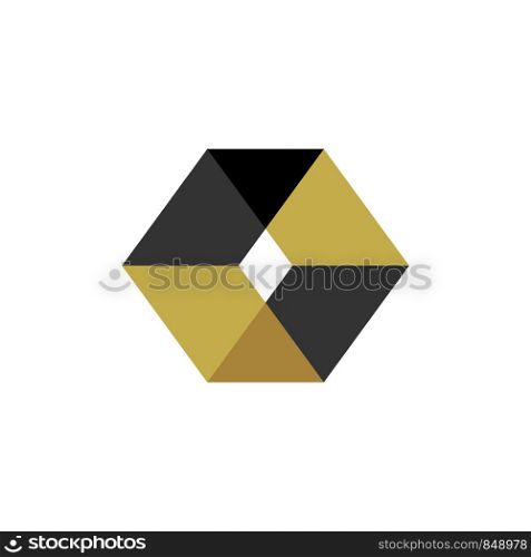 Gold Box Packaging Logo Template Illustration Design. Vector EPS 10.