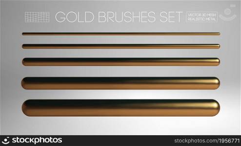 Gold brush mesh isolated. Gold texture abstract art template festive.. Gold brush mesh isolated. Gold texture abstract art template festive decoration.