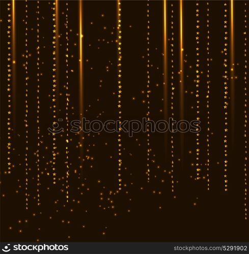 Gold Christmas on Background. Vector Illustration. EPS10. Christmas Background. Vector Illustration.