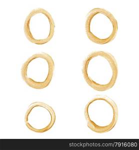 Gold circle set