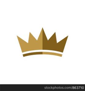 Gold Crown Logo Template Illustration Design. Vector EPS 10.