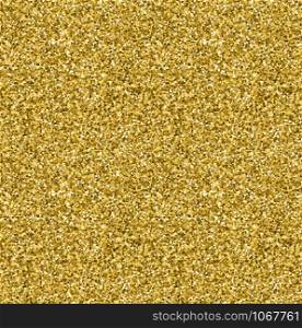 Gold glitter seamless texture. Gold vector background. Gold glitter seamless texture.