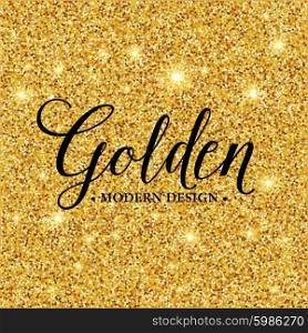 Gold glitter texture for background. Vector illustration. Gold glitter texture for background. Vector illustration EPS10