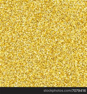Gold glitter texture. Gold glitter texture. Vector background with golden metallic effects