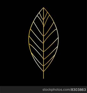 gold leaves black background. Glitter pattern. Vector illustration. EPS 10.. gold leaves black background. Glitter pattern. Vector illustration.