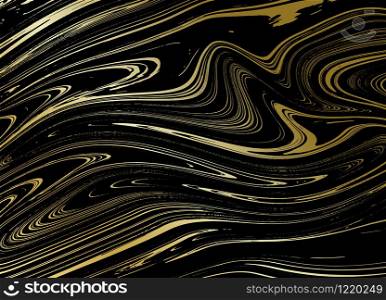 Gold marble texture background vector illustration