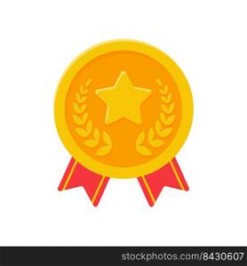 Gold medal icon For the winner of a sports event