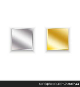 gold silver squares on light background. Circular light frame border. Vector illustration. EPS 10.. gold silver squares on light background. Circular light frame border. Vector illustration.