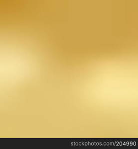Gold smooth gradient blurred background and wallpaper. Vector illustration 
