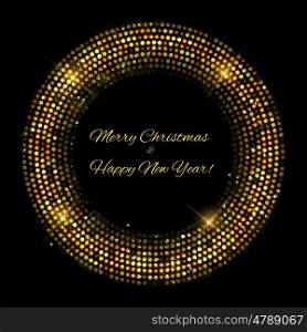 Gold sparkles Banners. Abstract Beauty Merry Christmas and New Year Background . Vector illustration EPS10. Gold sparkles Banners. Abstract Beauty Merry Christmas and New Y