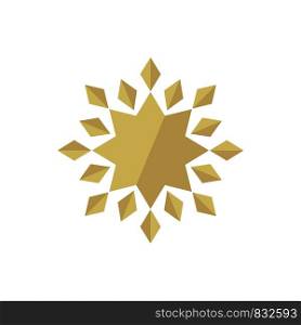Gold Star Logo Template Illustration Design. Vector EPS 10.