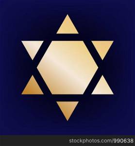 Gold star symbol design.