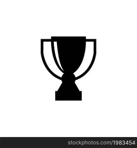 Gold Trophy Cup, Winner Award Prize. Flat Vector Icon illustration. Simple black symbol on white background. Gold Trophy Cup, Winner Award Prize sign design template for web and mobile UI element. Gold Trophy Cup, Winner Award Prize. Flat Vector Icon illustration. Simple black symbol on white background. Gold Trophy Cup, Winner Award Prize sign design template for web and mobile UI element.