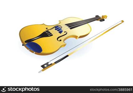 gold violin