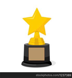 Golden cinema hollywood academy star trophy award