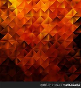 Golden geometric triangular pattern vector image