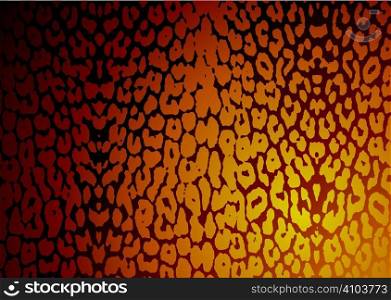 Golden leopard skin background with textured effect in gold