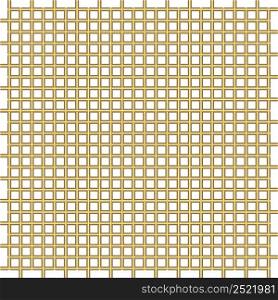Golden mesh grill seamless pattern, gold wire similar pipe makes