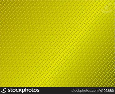 golden metal background with anti slip surface pattern