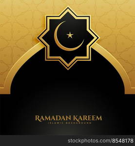 golden mosque door ramadan kareem background