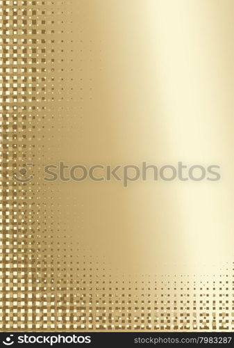 Golden Pixelated Background