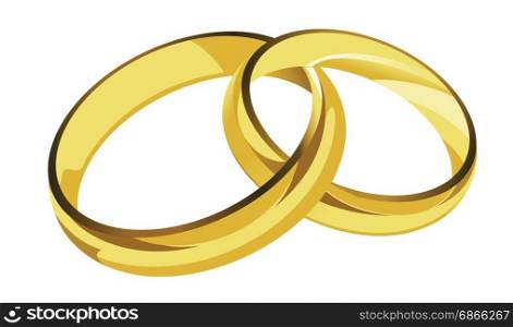 golden rings illustration