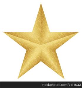 golden star logo template, symbol and Icon, Vector illustration