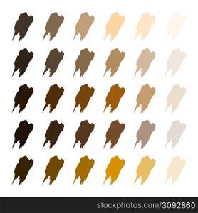 golden strokes. Foil effect. Golden paint brush stroke. Vector illustration. stock image. EPS 10.. golden strokes. Foil effect. Golden paint brush stroke. Vector illustration. stock image.