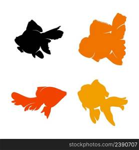 goldfish icon vector illustration design