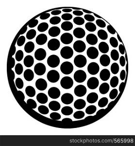 Golf ball icon in icon in cartoon style isolated vector illustration. Golf ball icon, icon cartoon