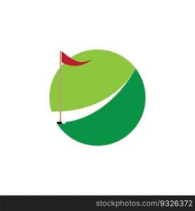 Golf club icons, symbols, elements and logo