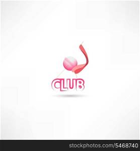 Golf club symbol