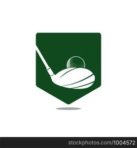 Golf club vector logo design. Golf club inspiration logo design.