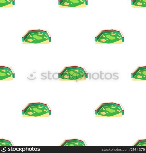 Golf course pattern seamless background texture repeat wallpaper geometric vector. Golf course pattern seamless vector