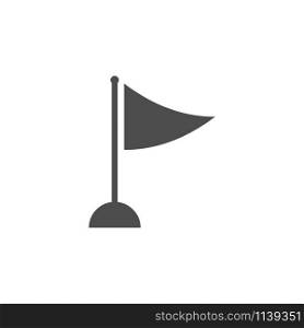 Golf flag icon graphic design template vector isolated. Golf flag icon graphic design template vector