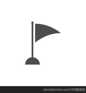 Golf flag icon graphic design template vector isolated. Golf flag icon graphic design template vector