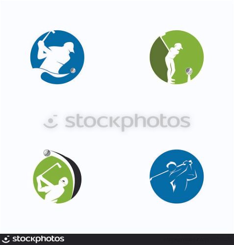 Golf icon and symbol vector template