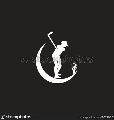 Golf icon and symbol vector template