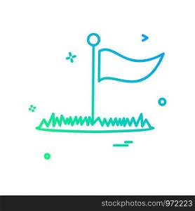 Golf icon design vector