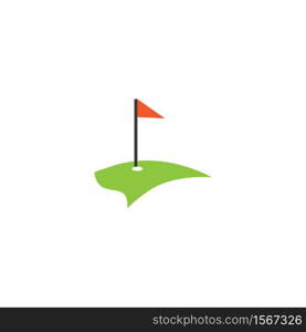 Golf logo and symbol vector icon illustration